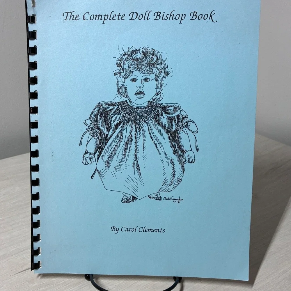 VTG Complete Doll Bishop Book Carol Clements Smocking Pattern Drafting 1992 PB
